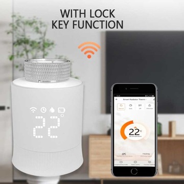 Термостатическая головка SMART Zigbee 3.0 Tuya, 3 шт.
