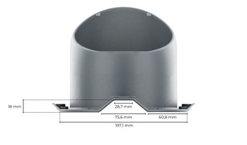 Вращающийся камин fi 150 для трапецеидального листового металла цвета T18