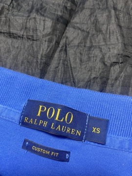 Ralph Lauren CUSTOM FIT ORYGINAL niebieskie POLO S