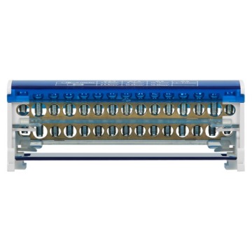 Распределительный блок 2-х рядный, 15 проводов