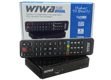 TUNER DVB-T2 WIWA H.265 LITE DEKODER TV TELEWIZJI NAZIEMNEJ