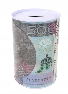 МЕТАЛЛИЧЕСКАЯ КОПИЛКА ДЛЯ ДЕНЕГ, НОМИН PLN