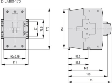 Blokada mechaniczna dla DILM80 do DILM170 DILM150-XMV 240081