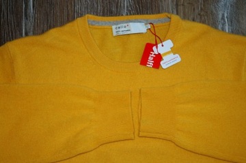 CELIO 100% kaszmir luksusowy puszysty sweter NOWY XL