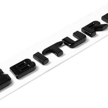 Mercedes V8 BITURBO emblemat znaczek czarny G KLASA C63 S63 E63 SL63 (para)