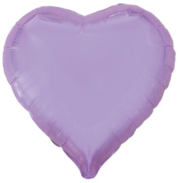 BALON FOLIOWY SERCE WRZOSOWE FIOLETOWE 45 CM PARTY