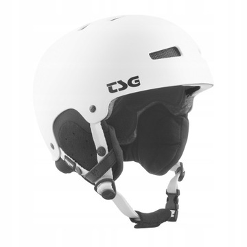 KASK ZIMOWY NARTY SNOWBOARD TSG GRAVITY SOLID COLOR SATIN WHITE L/XL