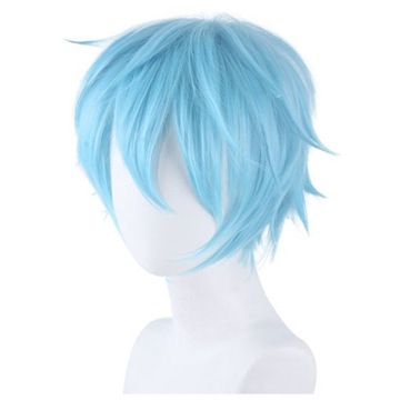 PERUKA ANIME cosplay Shigaraki Tomura manga błękit