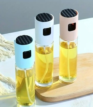 SPRYSKIWACZ DO OLEJU OLIWY 100ML DOZOWNIK SPRAY BIAŁY