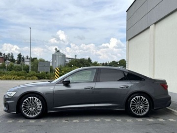 Audi A6 C8 2023 Audi A6 Limousine 50 TFSI e Qattro 300KM S-line Szary Daytona Serwis ASO M, zdjęcie 12