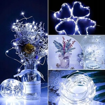 ЦЕПОЧКА РОЖДЕСТВЕНСКИХ ОГНИ 50 СВЕТОДИОДНЫХ ЛЕНТОК СЛЕЗНЫЕ ОГНИ ЦВЕТ 5М БАТАРЕИ
