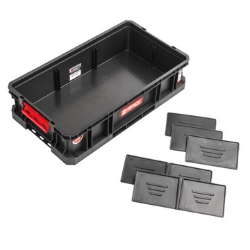 SKRZYNIA NARZĘDZIOWA MODUŁOWA 14,3L Qbrick System TWO BOX 100 FLEX PRZEGROD