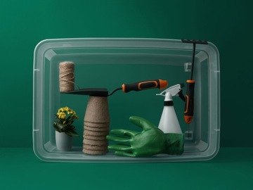 2 x КОНТЕЙНЕР-ОРГАНИЗАТОР С КРЫШКОЙ 4,5 л