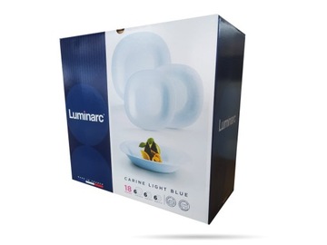 Serwis obiadowy 18-el CARINE Light Blue LUMINARC