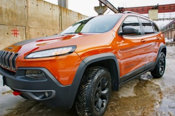 Jeep Cherokee V Terenowy 3.2 V6 272KM 2015 JEEP CHEROKEE (KL) 3.2 4x4 TRAILHAWK, blokada mostu, BEZWYPADKOWY! STAN BDB, zdjęcie 5