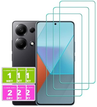 3X SZKŁO SZYBKA NA WYŚWIETLACZ do XIAOMI REDMI NOTE 13 / 13 PRO / POCO X6