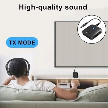 Аудио передатчик и приемник Bluetooth 5.0 2 в 1