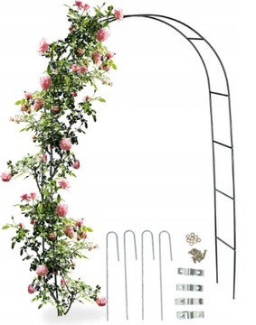 БОЛЬШАЯ ПРОЧНАЯ МЕТАЛЛИЧЕСКАЯ САДОВАЯ ПЕРГОЛА 240 см