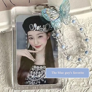 Держатель для фотокарт INS Crystal Butterfly, прозрачная заклепка для фото, 3 дюйма