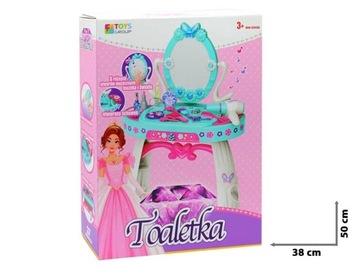 TOALETKA DLA LALEK DZIEWCZYNKI ŚWIATŁO I DŹWIĘK