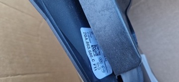 LOKETNÍ OPĚRKA KŮŽE T-ROC KOMPLETNÍ JAKO NOVÝ ORIGINÁLNÍ