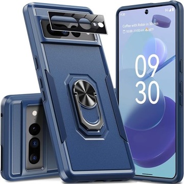ETUI GOOGLE PIXEL 7 PRO OBUDOWA PLECKI CASE Z PODSTAWKĄ SZKIEŁKO NA APARAT