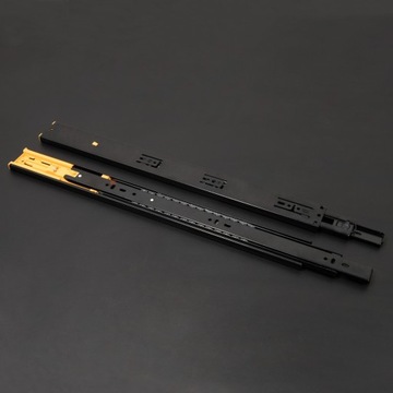 Шариковая направляющая 300мм БЕСШУМНОЕ ЗАКРЫТИЕ EMUCA ЧЕРНАЯ