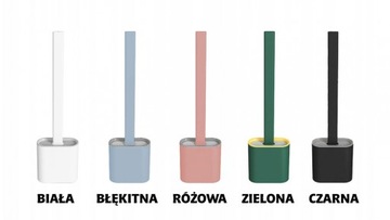 SILIKONOWA SZCZOTKA TOALETOWA DO WC 5 KOLORÓW