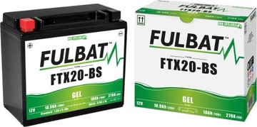 Akumulator FULBAT YTX20-BS (Żelowy, bezobsługowy)