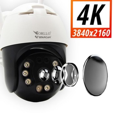 IP-камера Wi-Fi 8 Мп 4K Уличная вращающаяся беспроводная ORLLO Z20 CLOUD