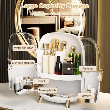 Organizer RING szkatułka na kosmetyki, biżuterię XL wielopoziomowy Elegant