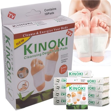 KINOKI PLASTRY OCZYSZCZAJĄCE DETOX TOKSYN 100SZT