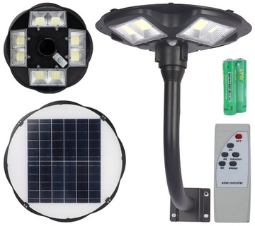 LAMPA SOLARNA LED ULICZNA MOCNA UFO PILOT 800W
