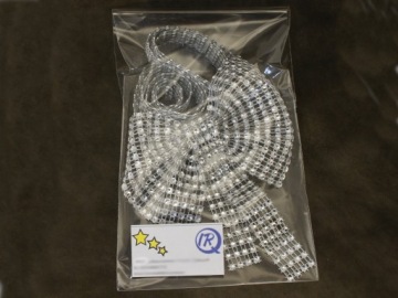 Бантик 9, стразы, зажим, украшения, для штор