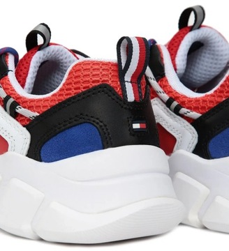 Mokasyny buty sportowe damskie TOMMY HILFIGER wzór