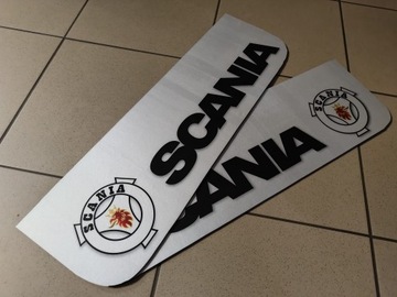 Chlapacz SCANIA czarny gryf 60x18cm ODBLASK odblaskowy NOWOŚĆ świecący