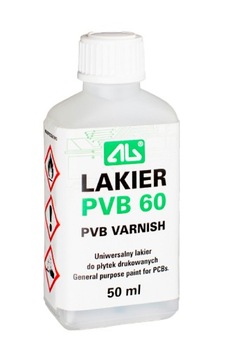LAKIER IZOLACYJNY PVB 60 50 ML UNIWERSALNY SZYBKOSCHNĄCY TECHREBAL