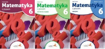 ZESTAW Matematyka z plusem 6 Podr Ćwicz B 1 i 2