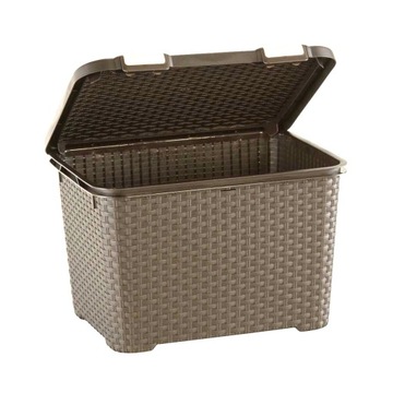 Коробка-контейнер из ротанга с крышкой 43 л Curver