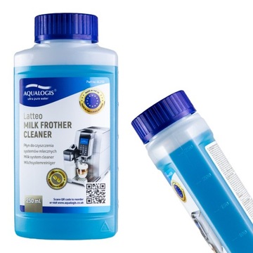 Aqualogis Latteo 250ml Płyn czyszczący system spieniania mleka w ekspresie