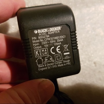ŁADOWARKA Black&Decker 10V 120mA - 90552794 CPW35100012DG1
