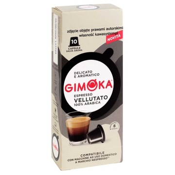 Nespresso Kapsułki Gimoka Vellutato 100% Arabica