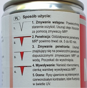 MR 70 DEVELOPER для неразрушающего контроля, 500 мл в РАСПЫЛЕНИИ