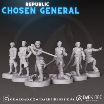 Chosen General model pasuje do gry StarWars Legion 5