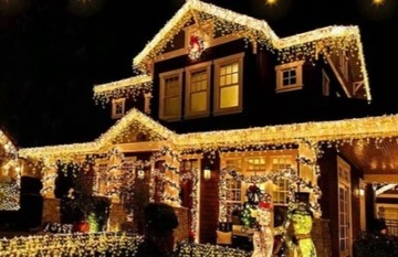 ICILS ГАРЛАНД ШТОР 500 LED ТЕПЛЫЙ БЕЛЫЙ ВСПЫШКА