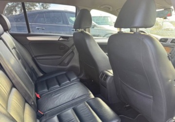 Volkswagen Golf VI Hatchback 5d 2.0 TDI-CR DPF 140KM 2008 Volkswagen Golf Highline 2.0 TDI 140KM DSG 2008r czarna skora navi po opla, zdjęcie 9