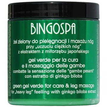 ŻEL DO MASAŻU NÓG Z MIŁORZĘBEM JAPOŃSKIM BINGOSPA