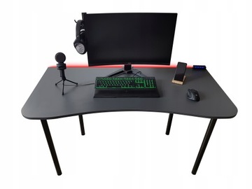 BIURKO KOMPUTEROWE SZKOLNE LED+HUB