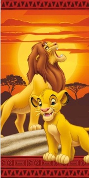 DUŻY RĘCZNIK KRÓL LEW LION KING DISNEY BAWEŁNA