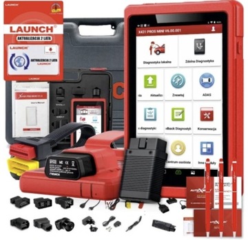LAUNCH PROS MINI X-431 POLSKI JĘZYK MEGA ZESTAW XL